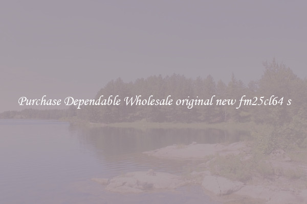Purchase Dependable Wholesale original new fm25cl64 s