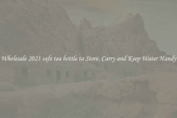 Wholesale 2023 safe tea bottle to Store, Carry and Keep Water Handy