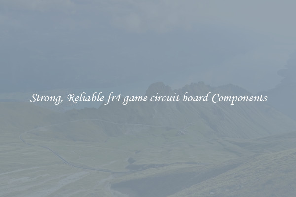 Strong, Reliable fr4 game circuit board Components