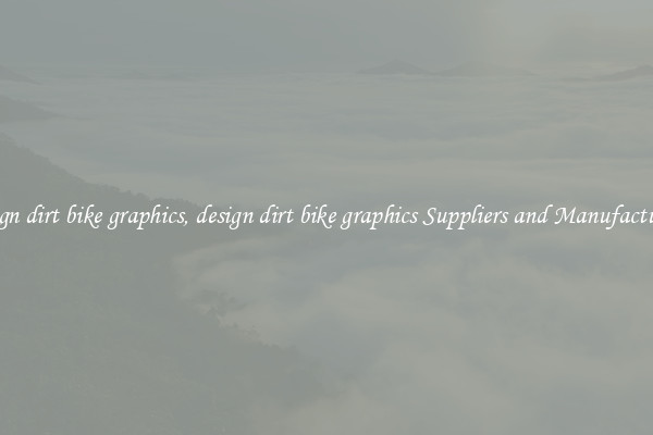 design dirt bike graphics, design dirt bike graphics Suppliers and Manufacturers