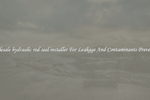 Wholesale hydraulic rod seal installer For Leakage And Contaminants Prevention