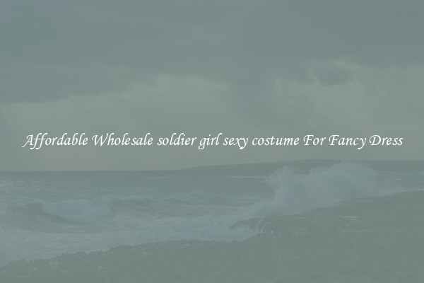 Affordable Wholesale soldier girl sexy costume For Fancy Dress