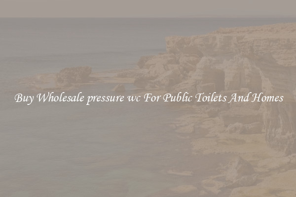 Buy Wholesale pressure wc For Public Toilets And Homes