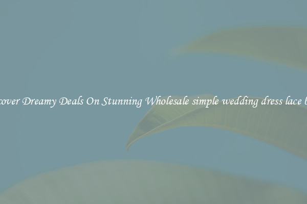 Discover Dreamy Deals On Stunning Wholesale simple wedding dress lace black