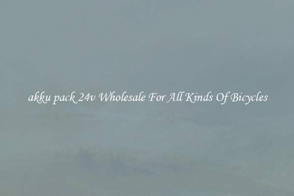 akku pack 24v Wholesale For All Kinds Of Bicycles